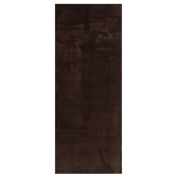 Matto HUARTE Ruskea 80 x 200 cm 100% polyesteri Litteä