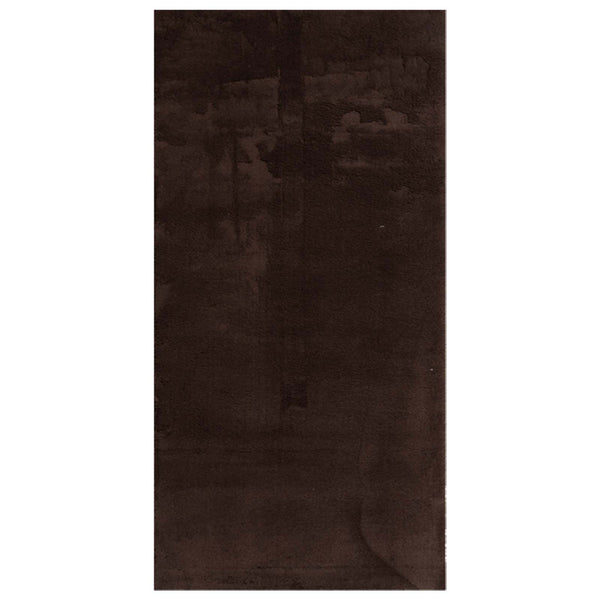 Matto HUARTE Ruskea 100 x 200 cm 100% polyesteri Litteä