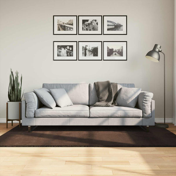 Matto HUARTE Ruskea 120 x 170 cm 100% polyesteri Litteä
