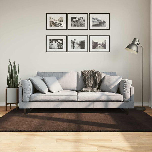 Matto HUARTE Ruskea 140 x 200 cm 100% polyesteri Litteä