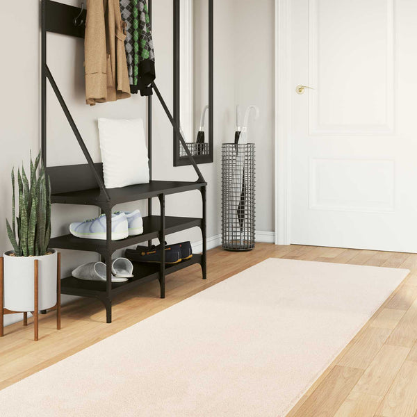 Keskikorkea pehmeä ja konepestävä matto HUARTE Beige Polyesteri