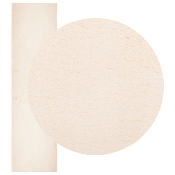 Keskikorkea pehmeä ja konepestävä matto HUARTE Beige Polyesteri
