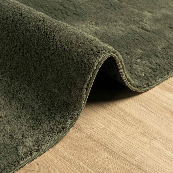 Matto HUARTE Metsänvihreä 80 x 500 cm 100% polyesteri Litteä