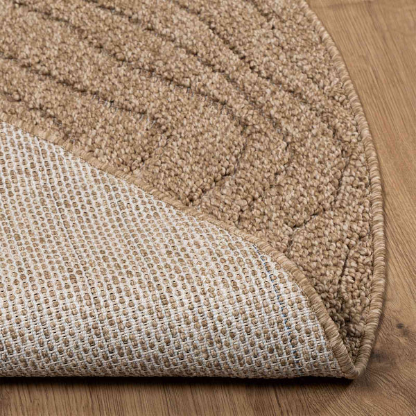 Sisä- ja ulkorug AGIRA Luonnollinen Ø 160 CM Polyesteri