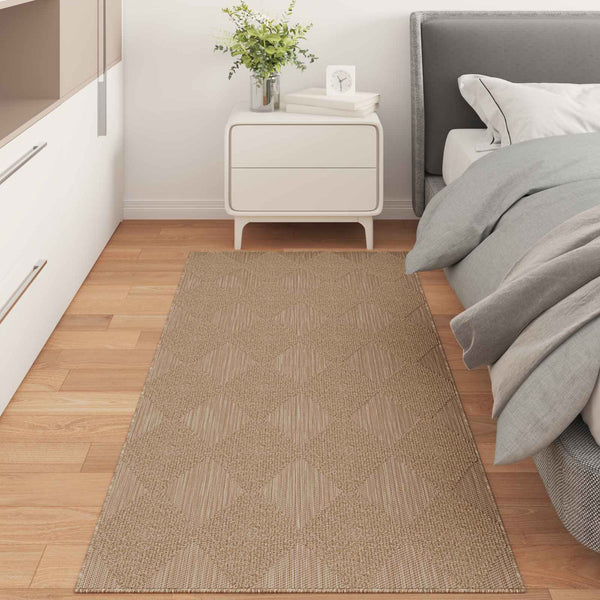 Sisä- ja ulkorug AGIRA Luonnollinen 150 x 80 cm Polyesteri