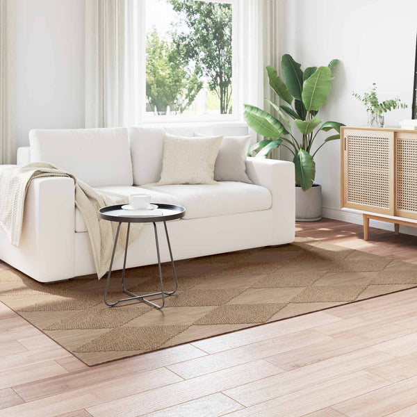 Sisä- ja ulkorug AGIRA Luonnollinen 170 x 120 cm Polyesteri