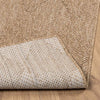 Sisä- ja ulkorug AGIRA Luonnollinen 120 x 120 cm Polyesteri