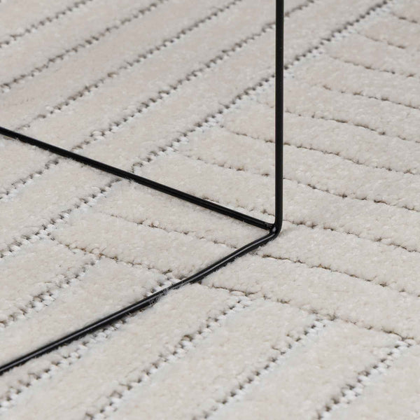 Sisä- ja ulkorug PALMERAS Kerma 120 x 170 cm Polyesteri