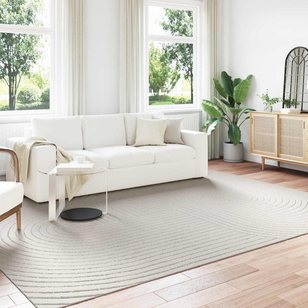 Sisä- ja ulkorug PALMERAS Kerma 240 x 340 cm Polyesteri