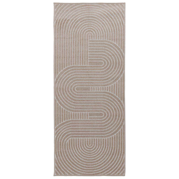Sisä- ja ulkorug PALMERAS Beige 80 x 200 cm Polyesteri