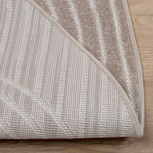 Sisä- ja ulkorug PALMERAS Beige Ø 160 CM Polyesteri