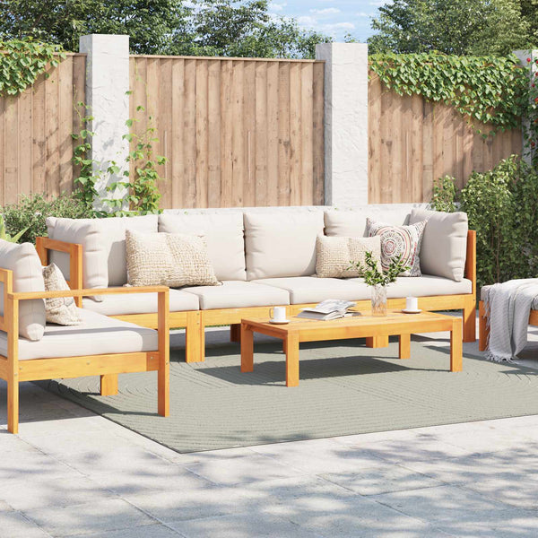 Sisä- ja ulkorug PALMERAS Vihreä 240 x 240 cm Polyesteri