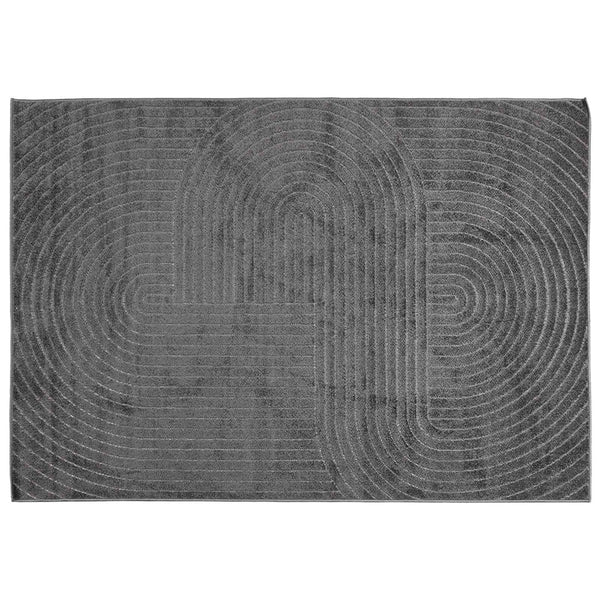 Sisä- ja ulkorug PALMERAS Antrasiitti 120 x 170 cm Polyesteri