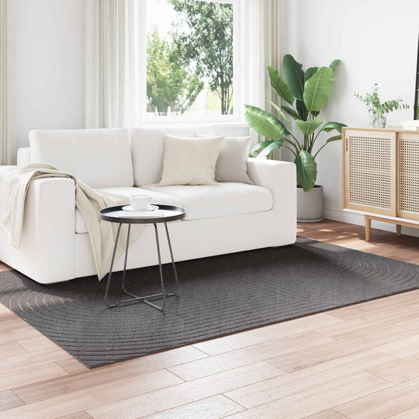 Sisä- ja ulkorug PALMERAS Antrasiitti 140 x 200 cm Polyesteri