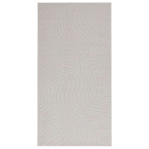 Sisä- ja ulkorug PALMERAS Kerma 80 x 150 cm Polyesteri