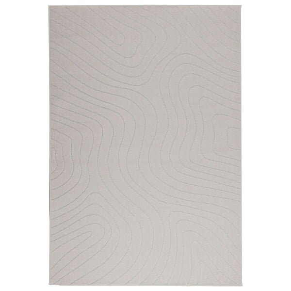 Sisä- ja ulkorug PALMERAS Kerma 120 x 170 cm Polyesteri