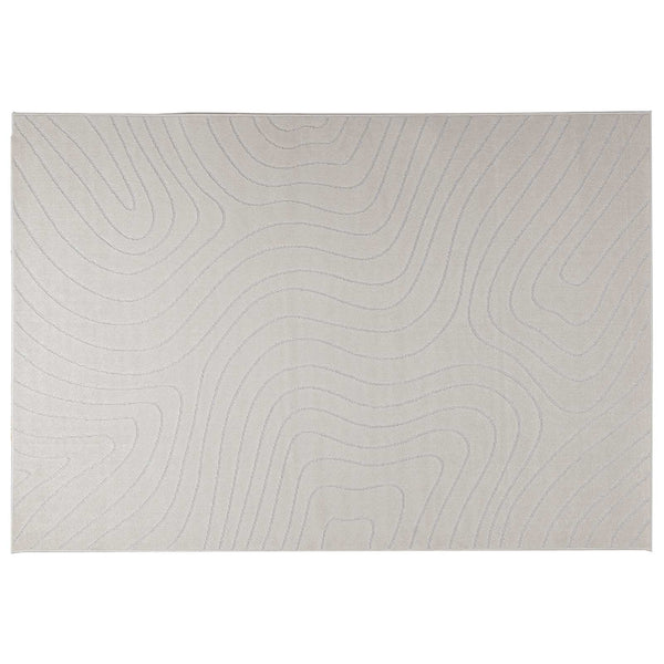 Sisä- ja ulkorug PALMERAS Kerma 160 x 230 cm Polyesteri