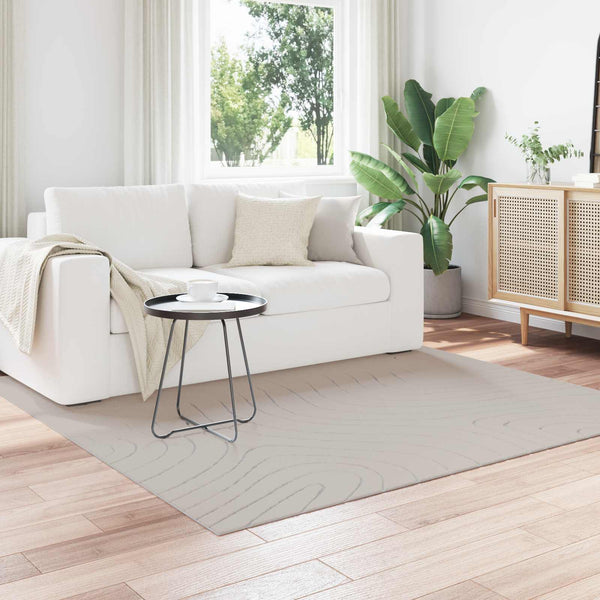 Sisä- ja ulkorug PALMERAS Kerma 200 x 200 cm Polyesteri