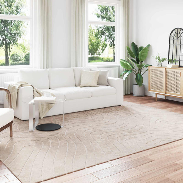 Sisä- ja ulkorug PALMERAS Beige 240 x 340 cm Polyesteri