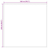 Sisä- ja ulkorug PALMERAS Beige 240 x 240 cm Polyesteri