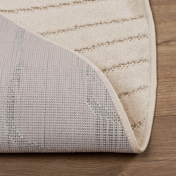 Sisä- ja ulkorug PALMERAS Beige Ø 200 CM Polyesteri