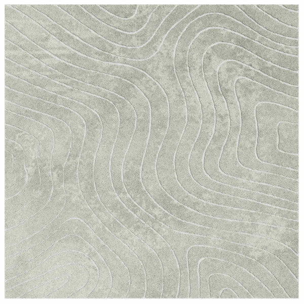 Sisä- ja ulkorug PALMERAS Vihreä 120 x 120 cm Polyesteri