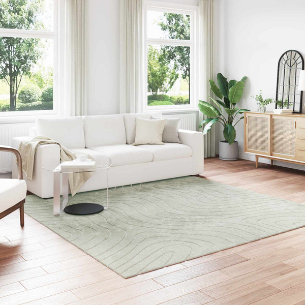 Sisä- ja ulkorug PALMERAS Vihreä 240 x 240 cm Polyesteri