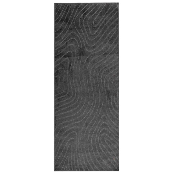 Sisä- ja ulkorug PALMERAS Antrasiitti 80 x 150 cm Polyesteri