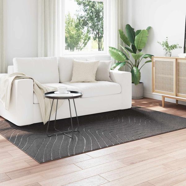 Sisä- ja ulkorug PALMERAS Antrasiitti 140 x 200 cm Polyesteri