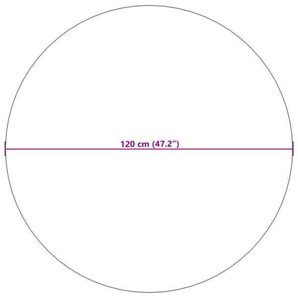 Sisämattu LUGO Kerma Ø 120 CM Polyesteri