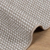Sisämattu LUGO Kermainen ja taupe 120 x 120 cm Polyesteri