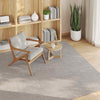 Sisämattu LUGO Kermainen ja taupe 120 x 120 cm Polyesteri