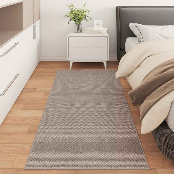 Sisämattu LUGO Kermainen ja taupe 80 x 150 cm Polyesteri