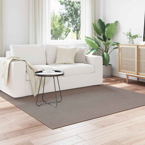 Sisämattu LUGO Kermainen ja taupe 200 x 200 cm Polyesteri