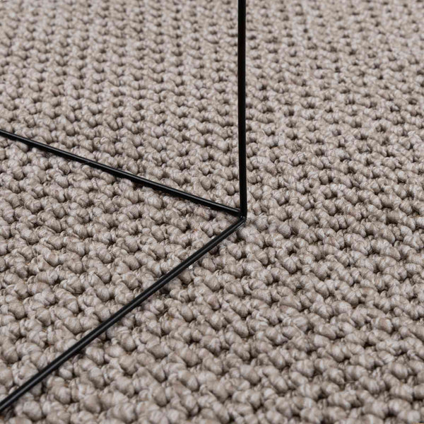 Sisämattu LUGO Kermainen ja taupe 240 x 240 cm Polyesteri