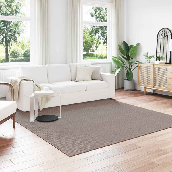 Sisämattu LUGO Kermainen ja taupe 240 x 240 cm Polyesteri