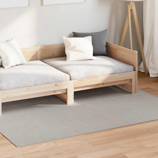 Sisämattu LUGO Kermanvärinen ja harmaa 120 x 170 cm Polyesteri