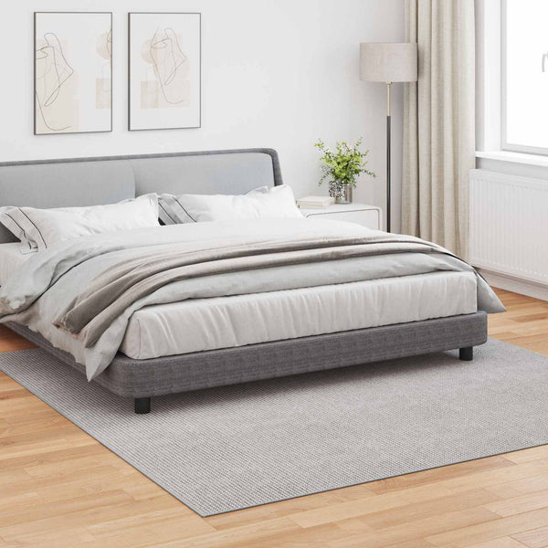 Sisämattu LUGO Kermanvärinen ja harmaa 240 x 240 cm Polyesteri