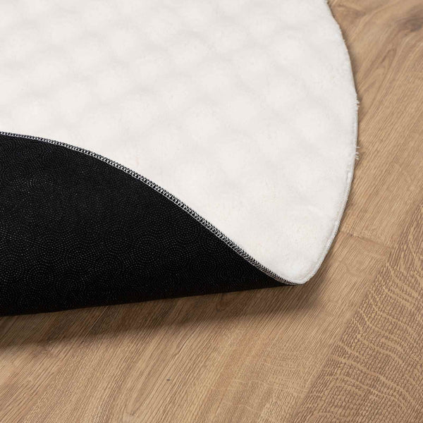 Alue matot Pyöreä SIROLO Kerma Ø 200 CM Polyesteri