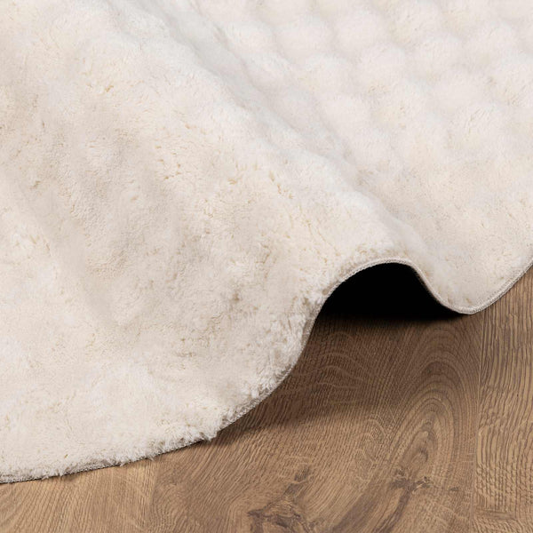 Alue matot Pyöreä SIROLO Beige Ø 200 CM Polyesteri