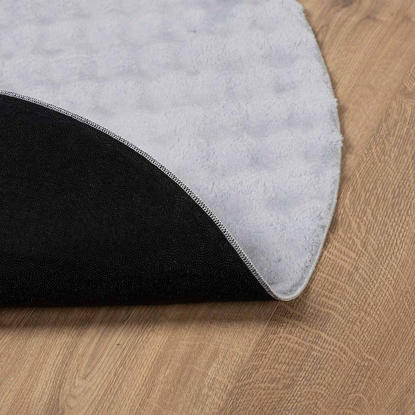 Alue matot Pyöreä SIROLO Harmaa Ø 200 CM Polyesteri