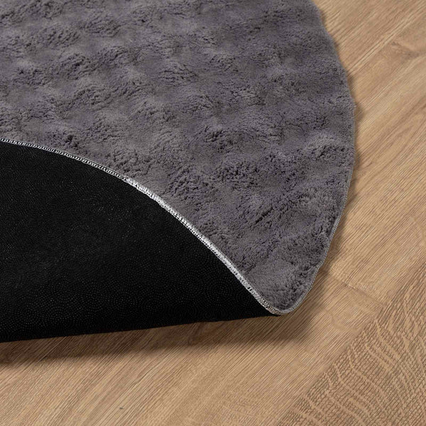 Alue matot Pyöreä SIROLO Antrasiitti Ø 160 CM Polyesteri