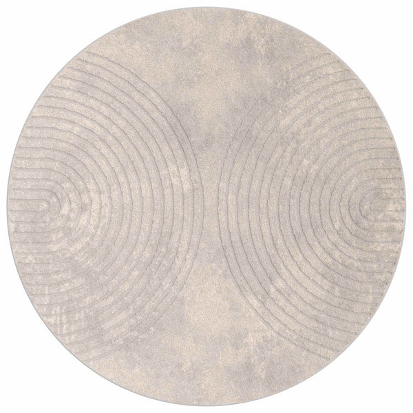 Sisämattu GALATI Beige Ø 160 CM Polyesteri