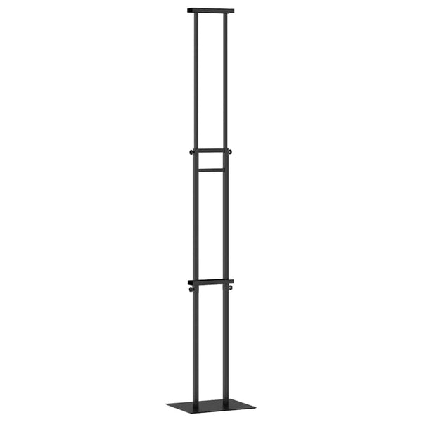 Messunäytöt 2 kpl Musta 30 x 23,5 x 210 cm Teräs
