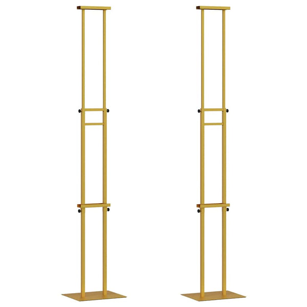 Messunäytöt 2 pcs Kulta 30 x 24 x 208 cm Rauta