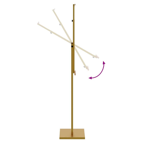 Messunäytöt 2 pcs Kulta 26.5 x 26.5 x 127 cm Rauta