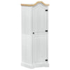 Vaatekaapit ovella Valkoinen 55 x 52 x 170 cm Massiivinen mänty