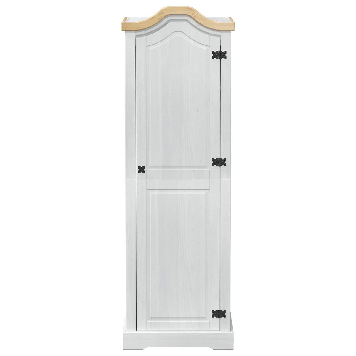 Vaatekaapit ovella Valkoinen 55 x 52 x 170 cm Massiivinen mänty