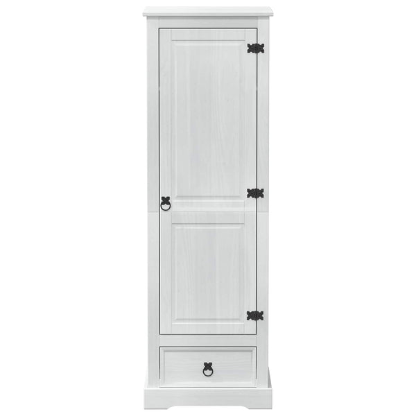 Vaatekaapit ovella Valkoinen 55 x 50 x 170 cm Massiivinen mänty