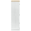 Vaatekaapit ovella Valkoinen 76 x 50 x 170 cm Massiivinen mänty